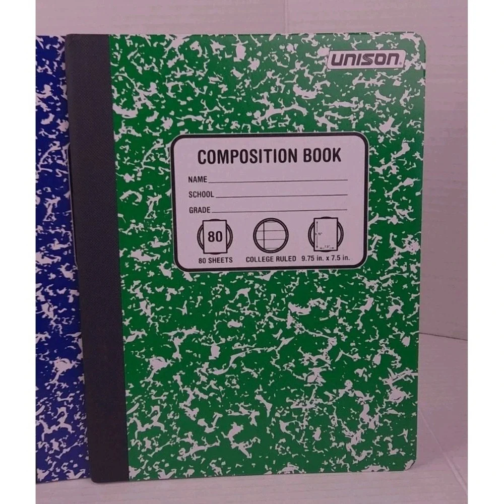 (4 Pack) Composition‎ Notebook 80 Sheets 9-3/4